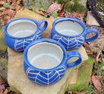 Load image into Gallery viewer, Soup Bowls in Blue Lapis Chevron Pattern
