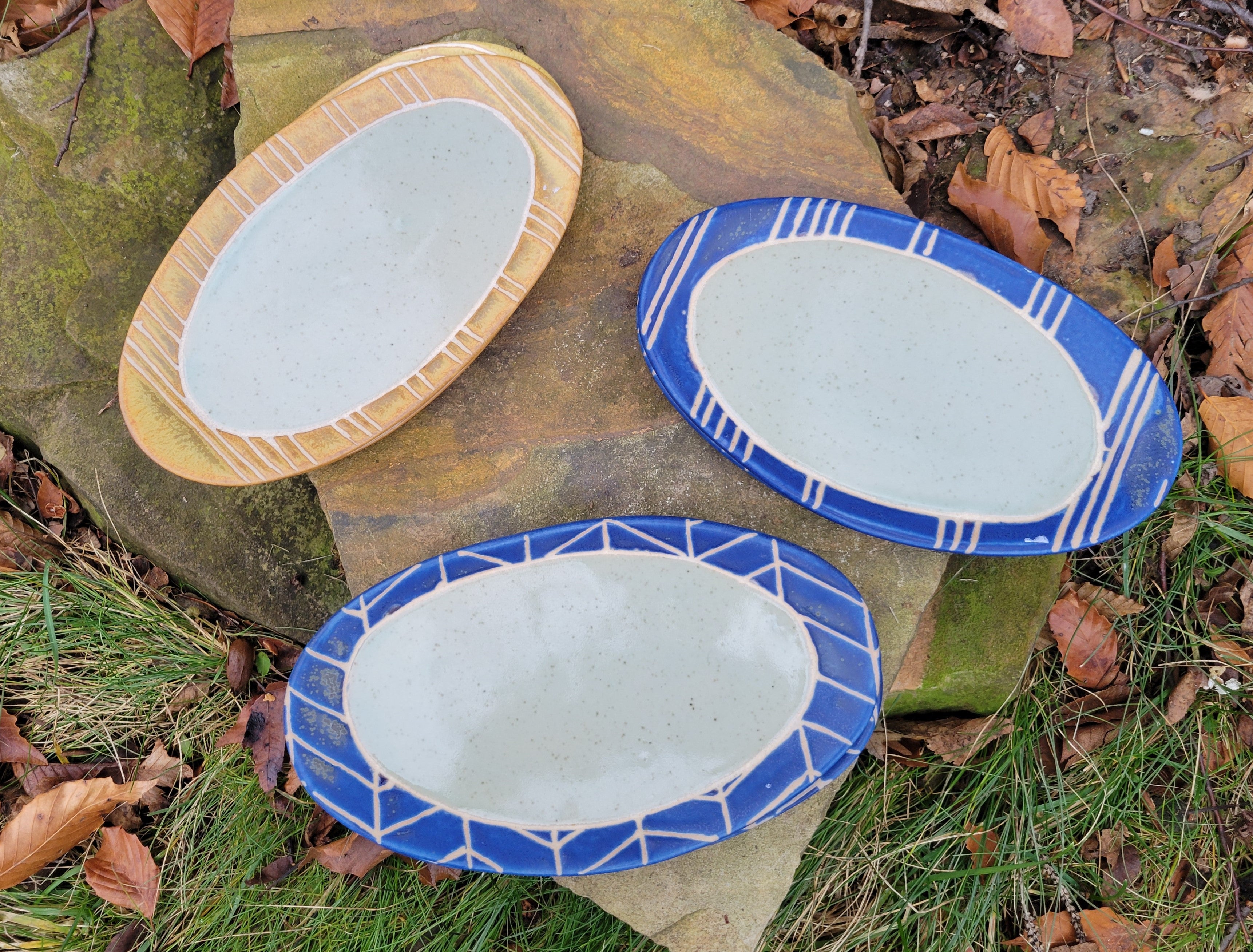 Small Oval Plates