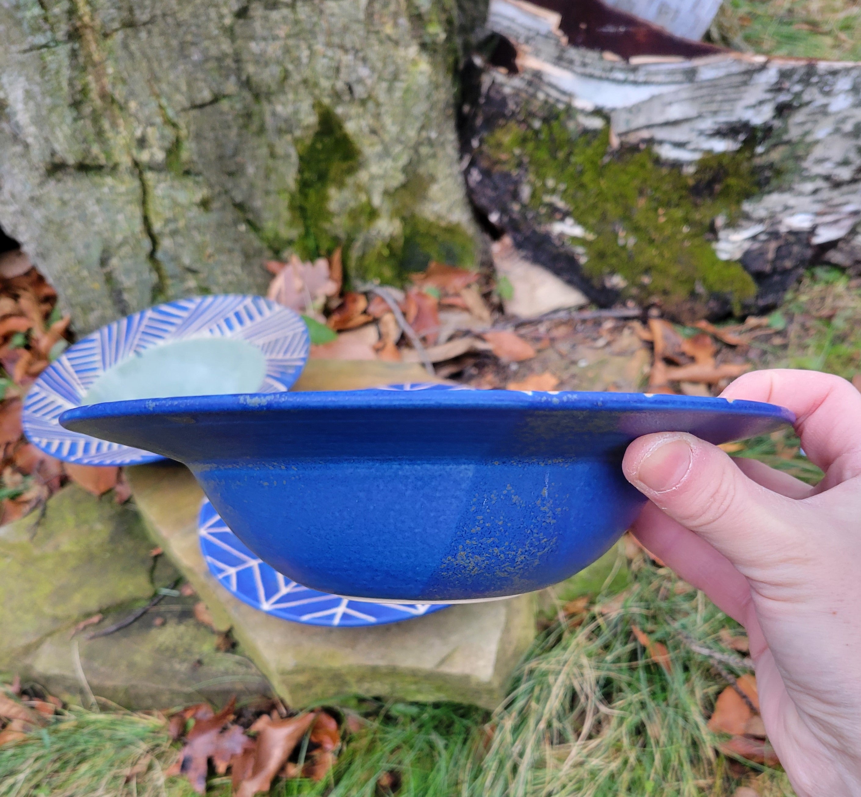 Pasta Bowls in Blue Lapis