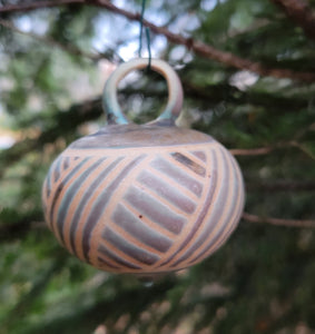 Ornament Turquoise Amethyst in Basket Weave Pattern