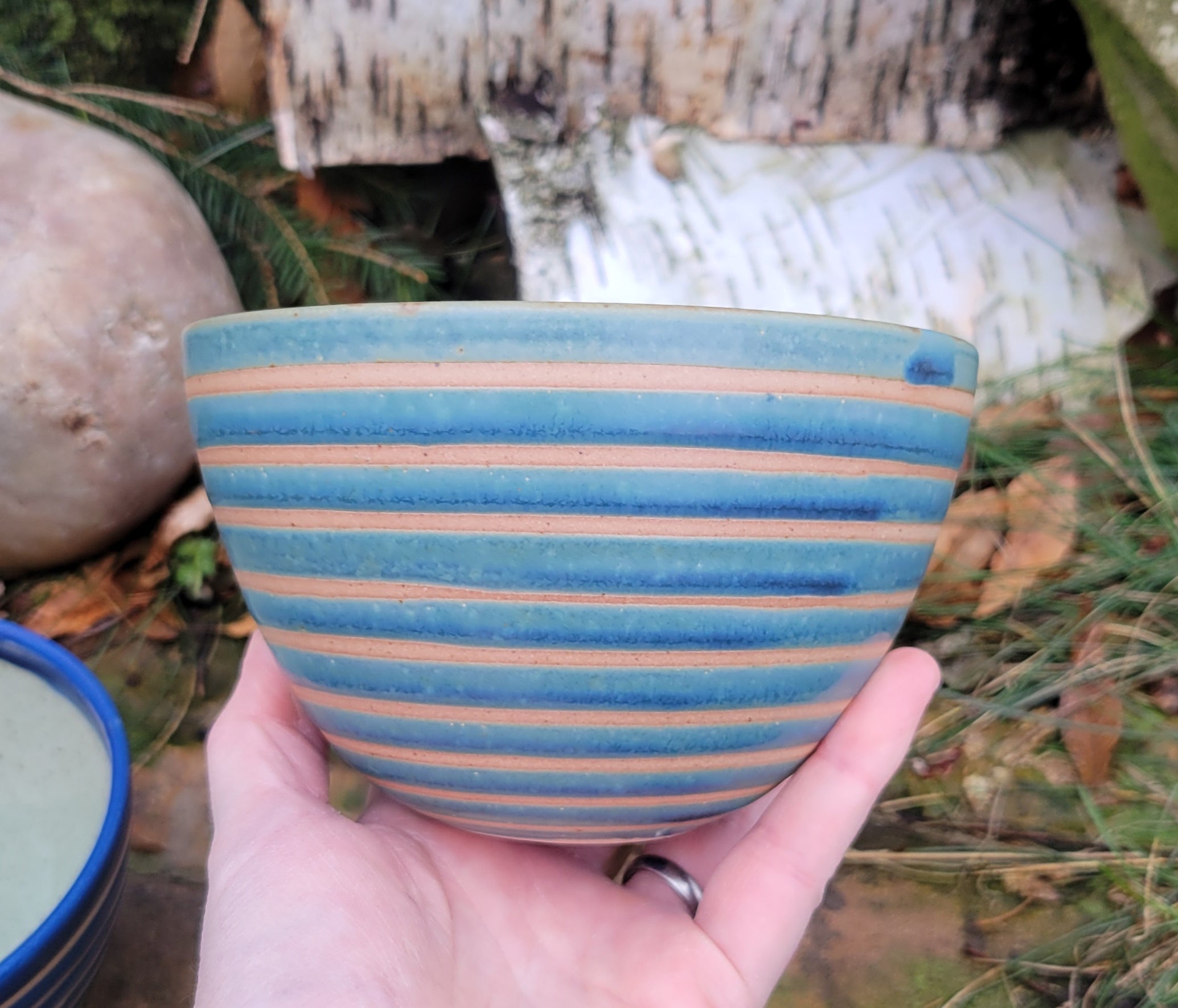 Cereal Bowls in Blue Slate