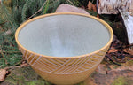 Load image into Gallery viewer, Large Serving Bowl in Ochre Basketweave
