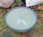 Load image into Gallery viewer, Small Serving Bowl in Blue Slate Pinstripe
