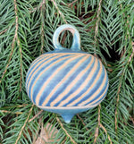 Load image into Gallery viewer, Ornament Blue Slate Swirl
