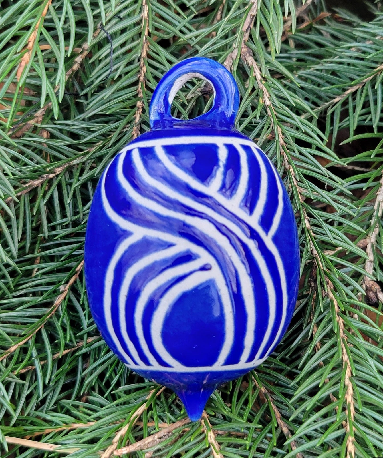 Ornament Glossy Cobalt