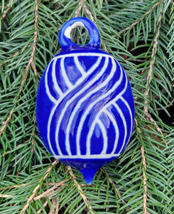 Ornament Glossy Cobalt