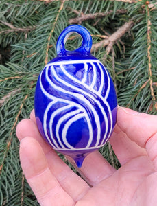 Ornament Glossy Cobalt