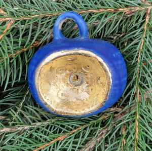 Ornament Blue Lapis Gold Leaf