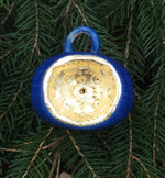 Load image into Gallery viewer, Ornament Blue Lapis Gold Leaf
