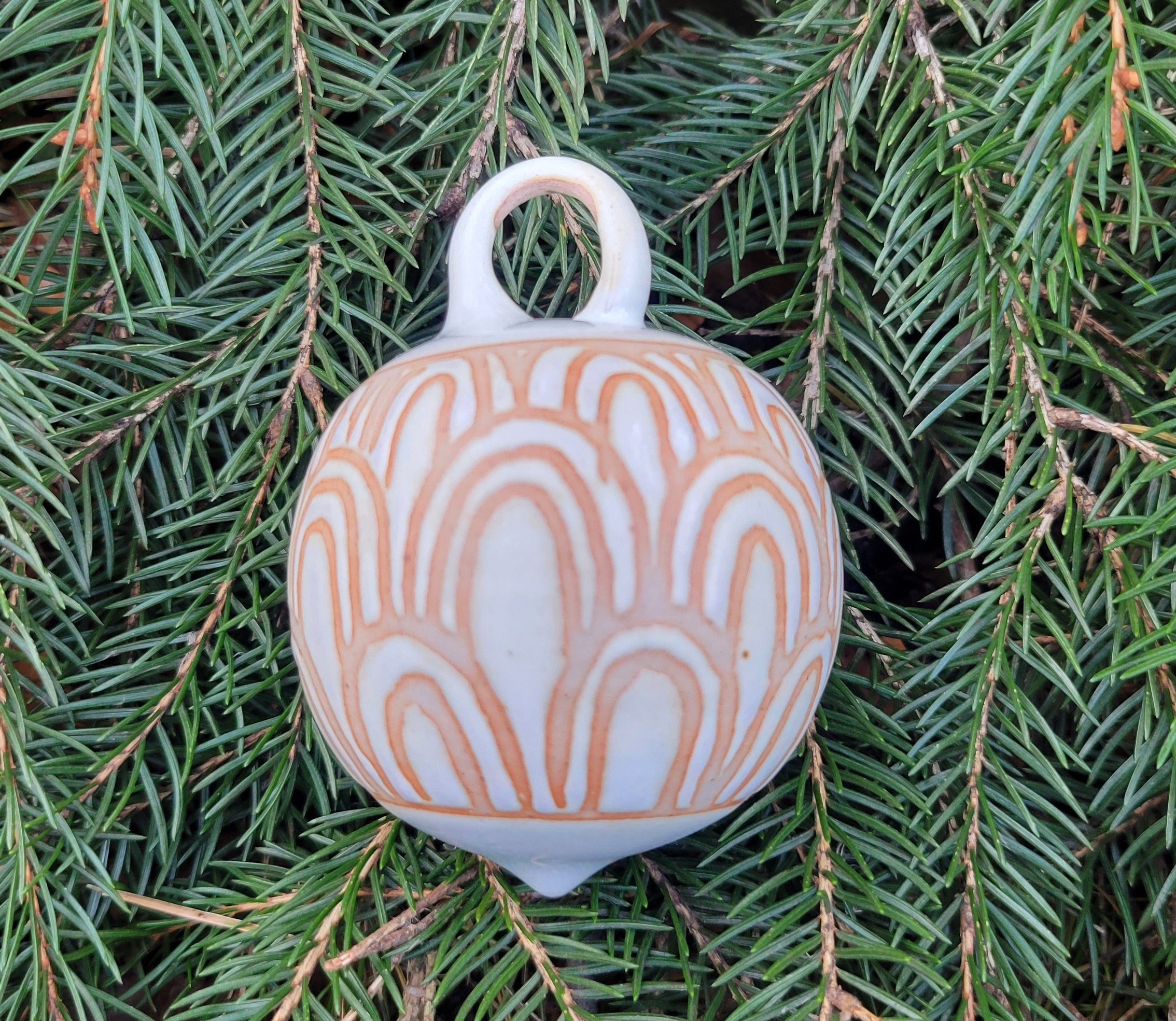 Ornament Alabaster Scales Pattern