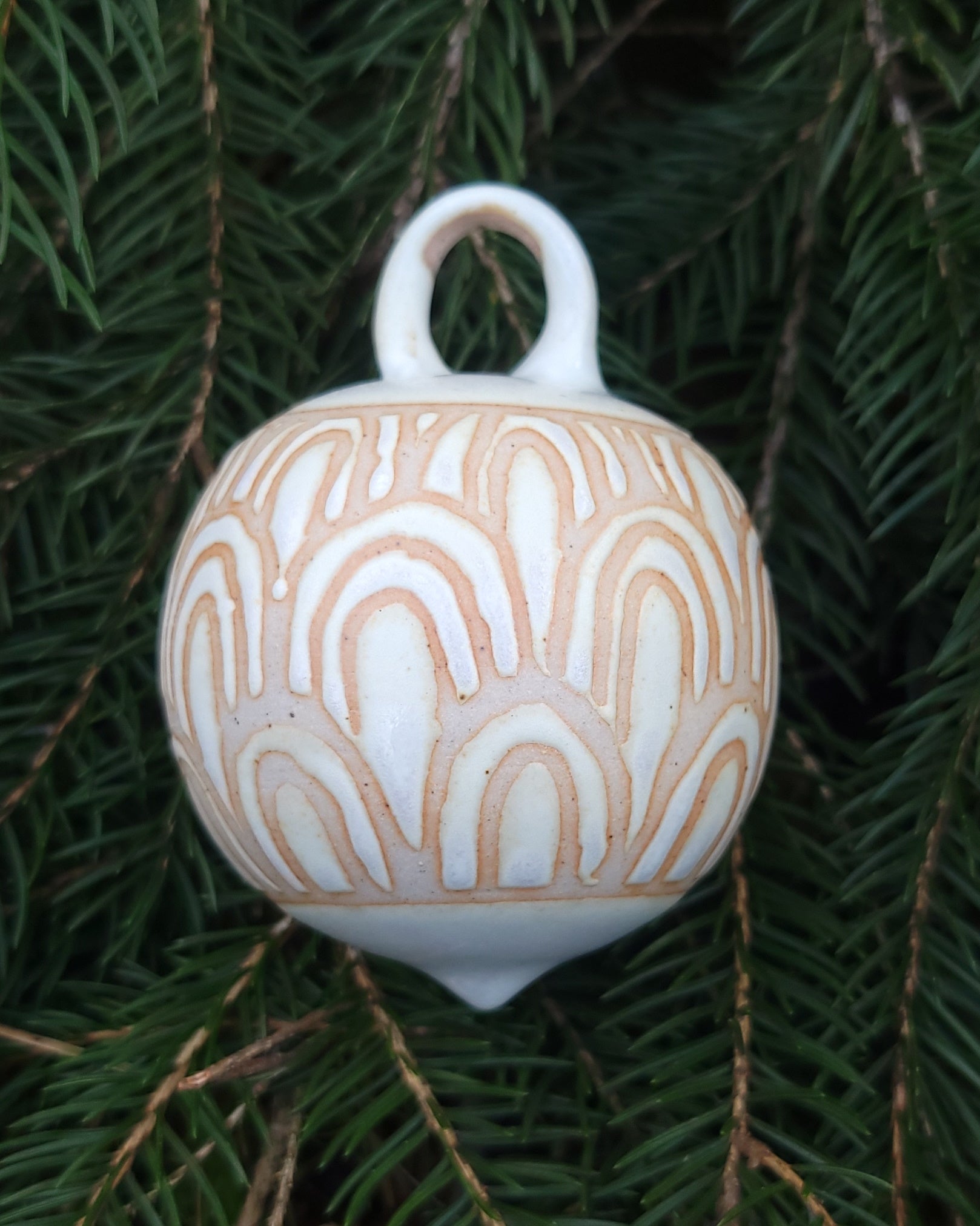 Ornament Alabaster Scales Pattern