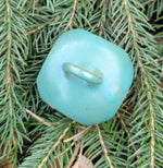 Load image into Gallery viewer, Ornament Pine Green with Copper Leaf
