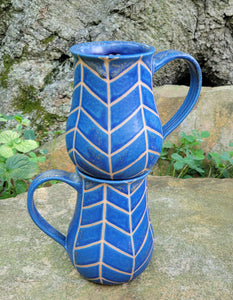 Chevron Mug Lapis