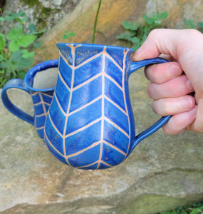 Chevron Mug Lapis