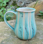 Load image into Gallery viewer, Pinstripe Mug Light Aqua

