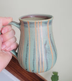 Load image into Gallery viewer, Linear Mug Turquoise
