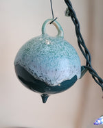 Load image into Gallery viewer, Ornament in Drippy Aqua
