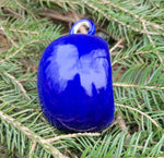 Load image into Gallery viewer, Ornament in Blue and Silver Leaf
